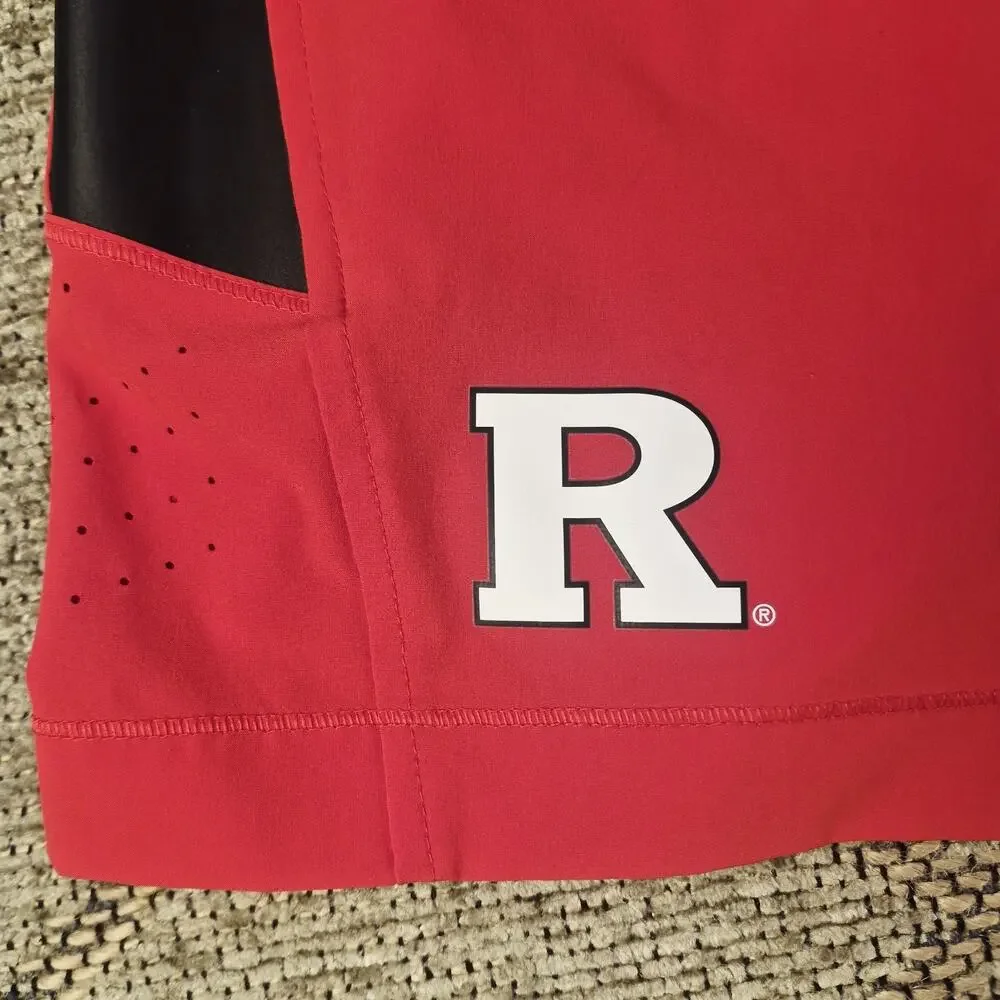 Vintage Rutgers Shorts Men’s 3XL Red Nike Swoosh Basketball Team Issued